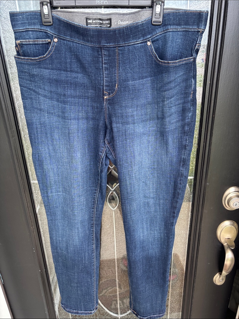Lee Dark Blue Stretch Skinny Jeans